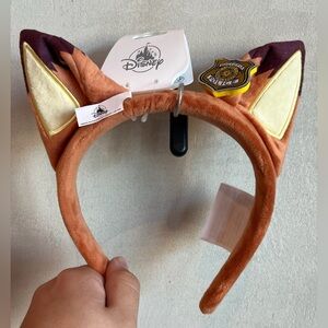 Disney Parks 2026 Zootopia 2 Nick Wilde Fox Ears Cosplay Headband NEW